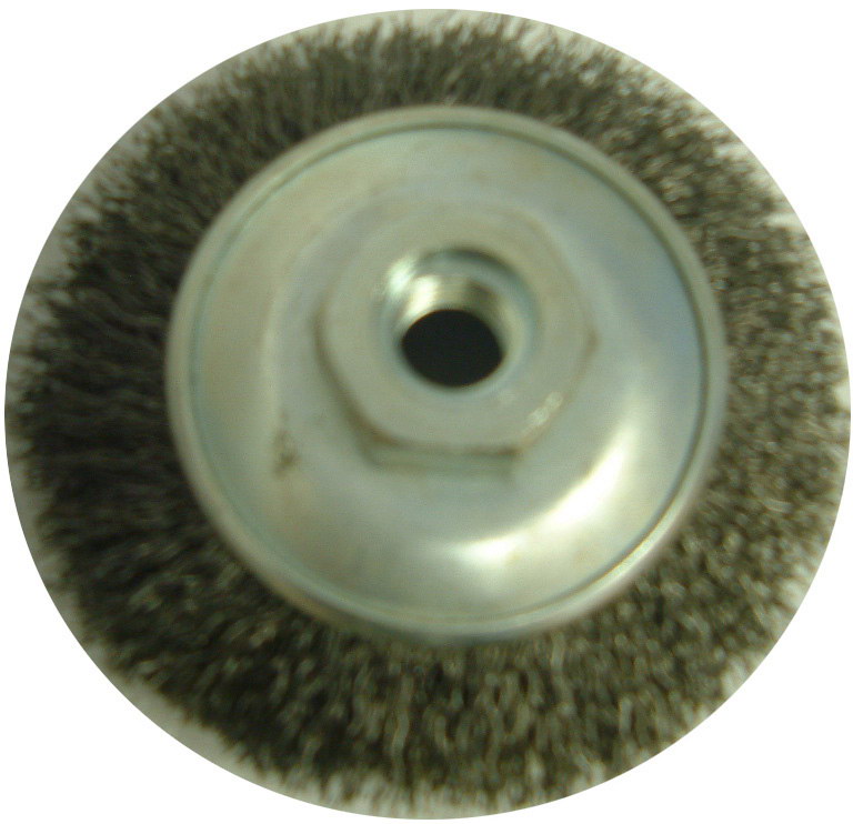 Crimped Wire Bevel Brush