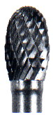 Carbide Burr - 1/2" Oval - Click Image to Close