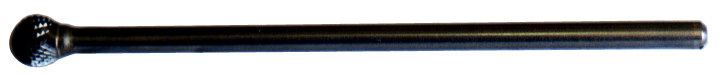 Carbide Burr - 1/2" 6" Shank Ball - Click Image to Close