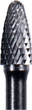 Carbide Burr - 1/8" Tree Radius Nose - Click Image to Close