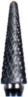 Carbide Burr - 1/8" Tapered Cone Radius End - Click Image to Close