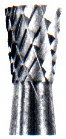 Carbide Burr - 1/2" Inverted Cone - Click Image to Close