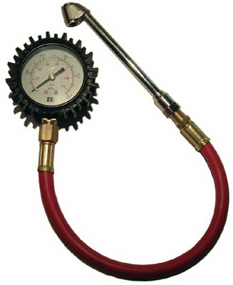 350mm Hose & Dual Chuck Tyre Pressure Gauges