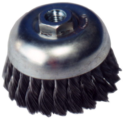 75 x M10x1.25 Twist Knot Wire Cup Brush - Click Image to Close